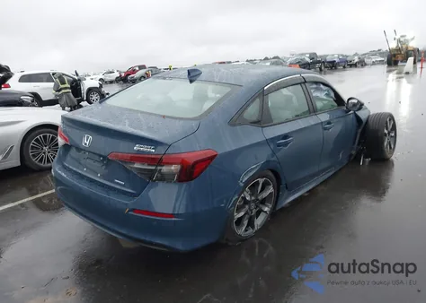 2025 Honda Civic Hybrid Sport/Sport Touring z USA, uszkodzony, nr VIN 2HGFE4F81SH354724